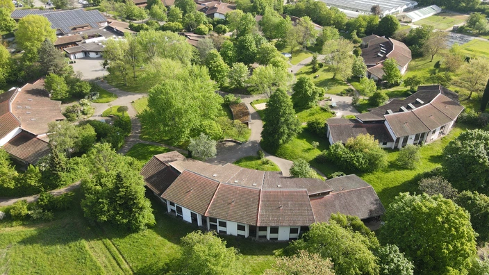 Luftbild vom CJD Berufsbildungswerk Offenburg